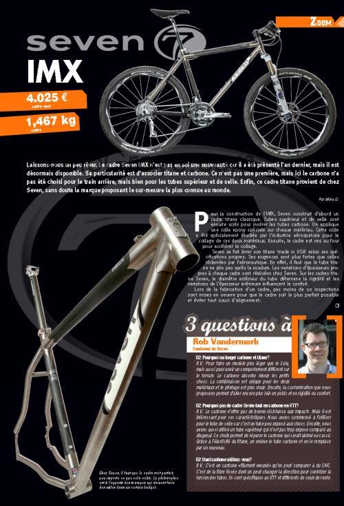 Seven IMX fiche technique et avis